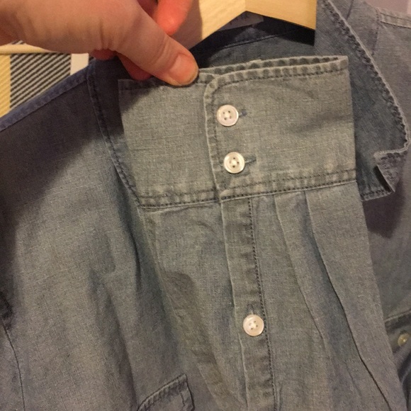 J. Crew Factory Chambray Buttondown - Picture 7 of 8